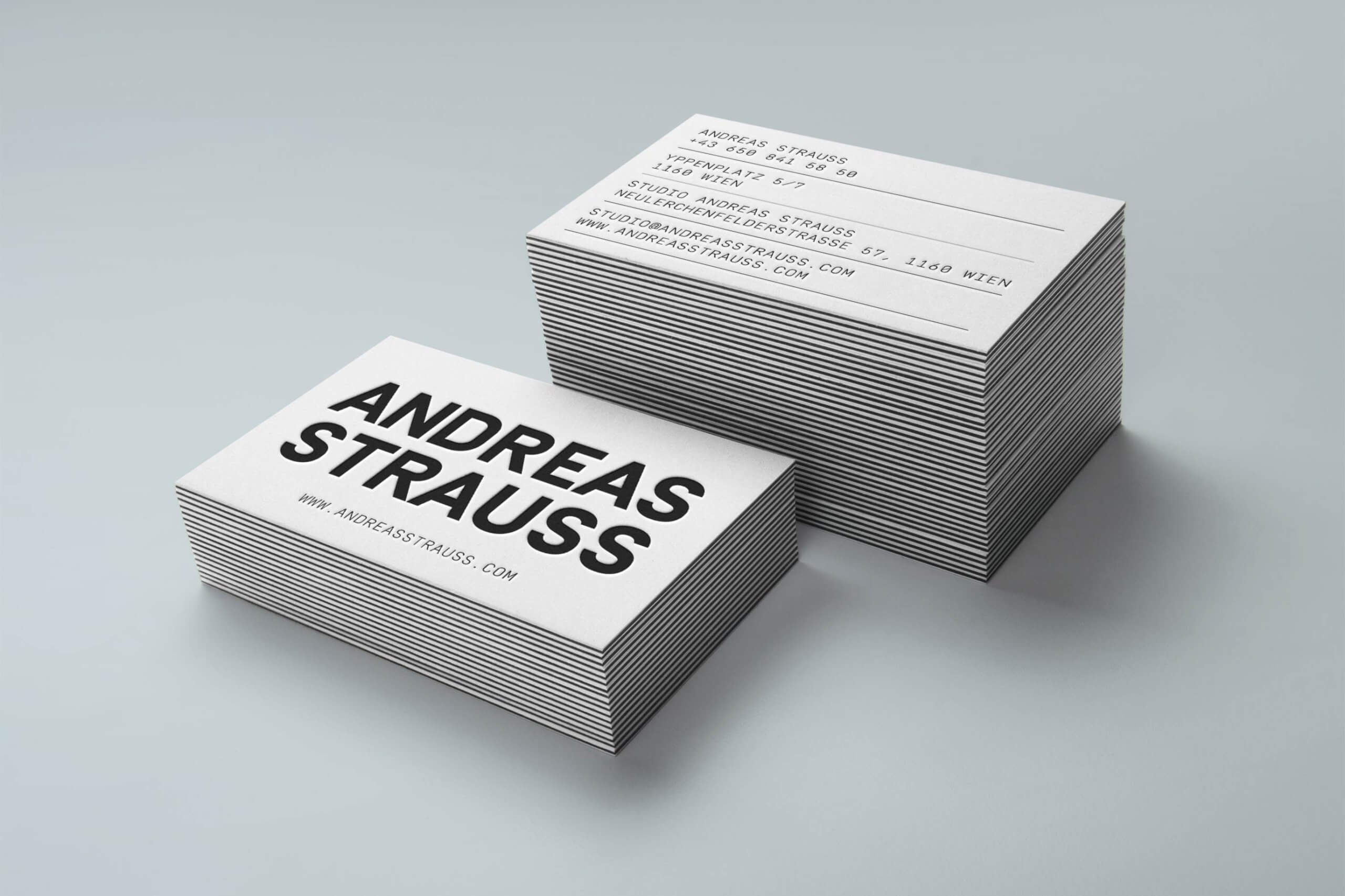 Visitenkarten ANDREAS STRAUSS