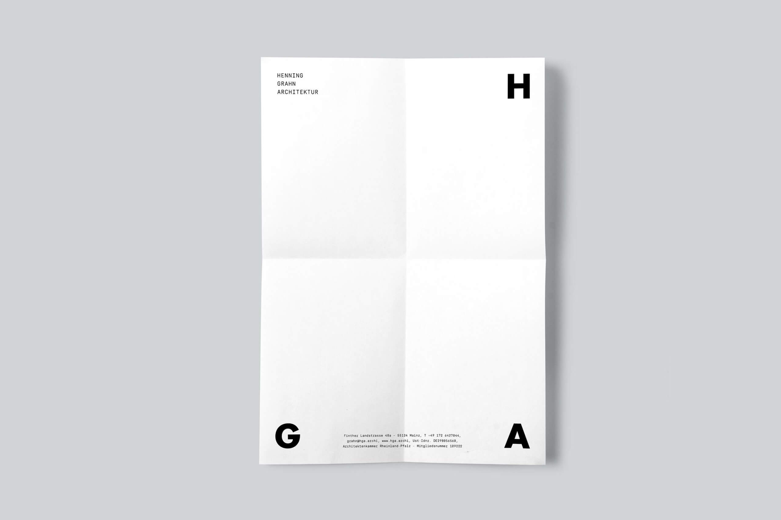 HGA - Henning Grahn Architektur Branding